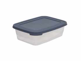 Pojemnik prostokątny Polar Duo 0,6 L niebieski SMART KITCHEN DESIGN