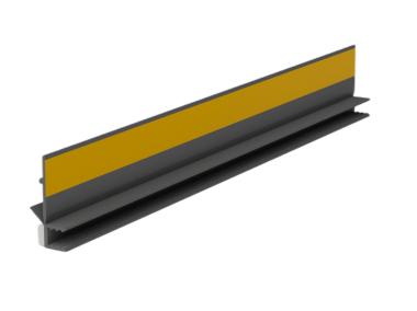 Zdjęcie: Listwa PVC BP12 Mini U L300 6/3 szary ciemny, tynkarska z uszczelką BELLA PLAST
