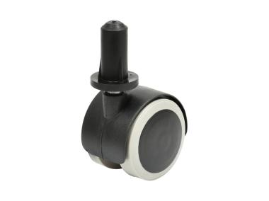 Zdjęcie: Kółko meblowe 40 mm, 25 kg, trzpień 8 mm, tulejka 13 mm, do paneli METRO