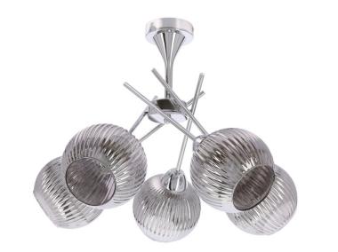 Zdjęcie: Lampa wisząca Cesar 5x40 W E27 srebrny CANDELLUX