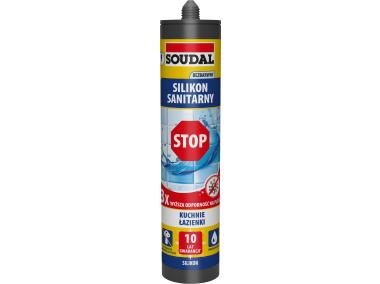 Zdjęcie: Silikon sanitarny bezbarwny 280 ml SOUDAL