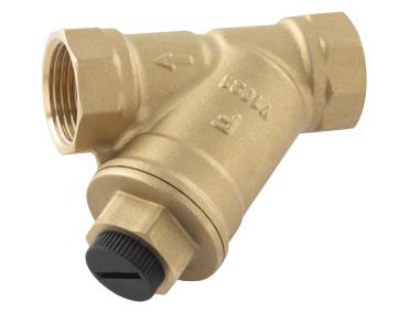 Zdjęcie: Filtr skośny siatkowy z magnesem nakrętno-nakrętny DN40 G1 1/2 FERRO