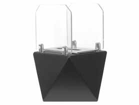 Biokominek wolnostojący Uniflam Vivi czarny BIO2-VIVI-CZ PARKANEX