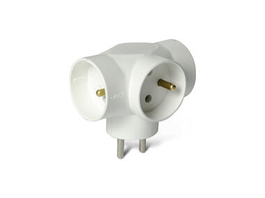 Zdjęcie: Rozgałęźnik elektryczny, 3x10A, biały  P91 DPM SOLID