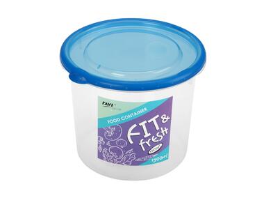Zdjęcie: Pojemnik do żywności 1500 ml okrągły art.51329 Fit and Fresh DECOR
