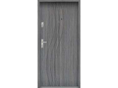 Zdjęcie: Drzwi wejściowe do mieszkań Bastion N-07 Mokka 80 cm prawe ODR KR CENTER