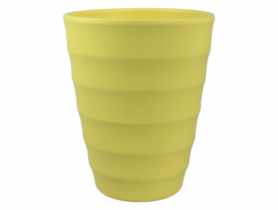 Osłonka doniczkowa 907 - 14 cm żółta mat CERMAX