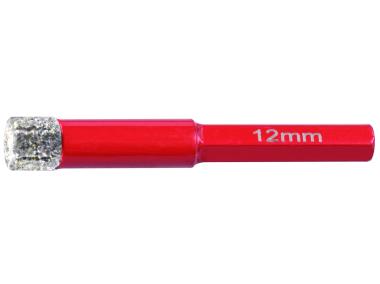 Zdjęcie: Otwornica diamentowa 12 mm HEX max 3200 obr/min - blister - RAWLPLUG