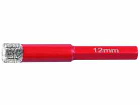 Otwornica diamentowa 12 mm HEX max 3200 obr/min - blister - RAWLPLUG