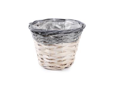 Zdjęcie: Osłonka wiklinow z folią 15x15x13 cm TIN TOURS