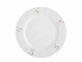 Talerz deserowy porcelanowy świąteczny Zimowy Blask 20 cm ALTOMDESIGN