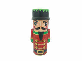 Puszka z kapeluszem 8,5x24,5 cm dekoracja dziadek do orzechów ALTOMDESIGN