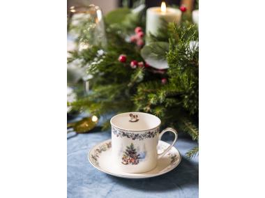 Zdjęcie: Filiżanka Magia Świąt ze spodkiem 220 ml ALTOMDESIGN