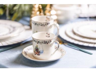 Zdjęcie: Filiżanka Magia Świąt ze spodkiem 220 ml ALTOMDESIGN