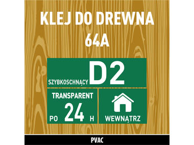 Zdjęcie: Klej do drewna szybkoschnący 64A - 250 g SOUDAL
