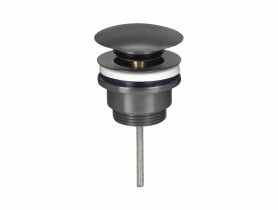 Korek klik-klak do umywalki z przelewem i bez przelewu, grafit INSTADRAIN