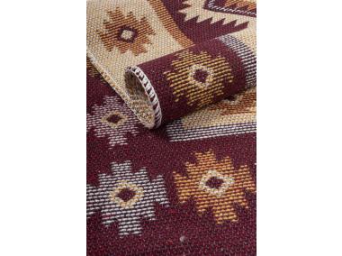 Zdjęcie: Dywan Kilim 60x120 cm śliwka romby MULTI-DECOR