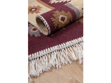 Zdjęcie: Dywan Kilim 60x120 cm śliwka romby MULTI-DECOR