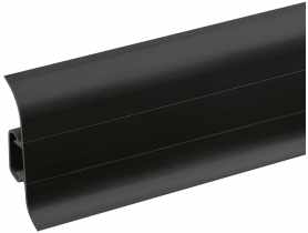 Listwa przypodłogowa PVC Premium Classic 22x59 mm; 2,20 m Czarny RAL 9005 Mat CEZAR
