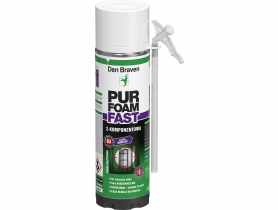 Szybka piana montażowa klasy B3 Pur Foam Fast 2-K B3 400 ml DEN BRAVEN
