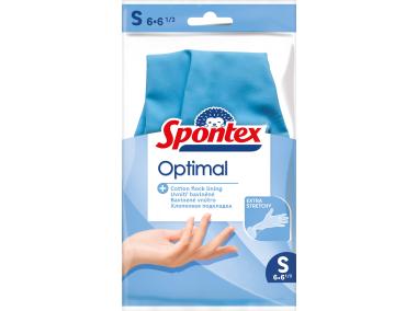 Zdjęcie: Rękawice lateksowe Rozmiar S Optimal SPONTEX
