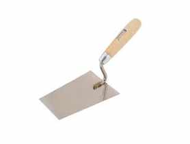 Kielnia trapezowa 160 mm nierdzewna uchwyt drewniany CIRET