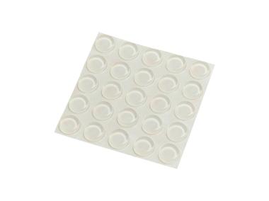 Zdjęcie: Odbojnik meblowy silikonowy 13 x 3,5 mm, 16 sztuk STAHL