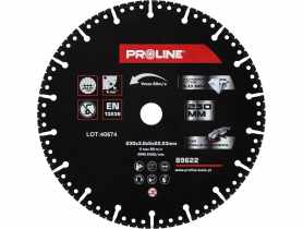 Tarcza diamentowa do cięcia, multi-materiał, 230x3,0x 22.23 PROLINE