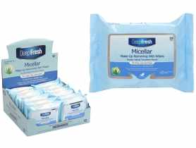 Chusteczki micelarne do demakijażu 25 szt. DEEP FRESH