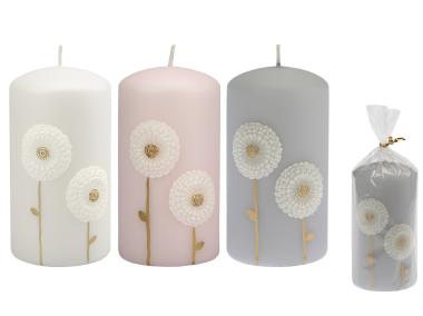 Zdjęcie: Świeca Daisy słupek 13 cm RAVI