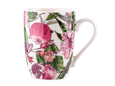 Zdjęcie: Kubek baryłka Hibiskus 300 ml dekoracja I ALTOMDESIGN