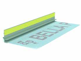 Listwa PVC BP13 Mini U L300 6/3 szary jasny, z siatką i z uszczelką BELLA PLAST