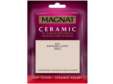 Zdjęcie: Farba Ceramic tester koloru kremowy jaspis C63 30ml MAGNAT