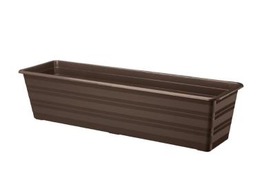Zdjęcie: Doniczka balkonowa Draco 60 cm brązowa VERDENIA