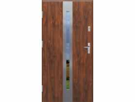 Drzwi zewnętrzne stalowo-drewniane Disting Otello 08 Dąb złoty 90 cm lewe KR CENTER