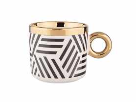 Kubek Palazzo 350 ml dekorowany Zigzag ALTOMDESIGN