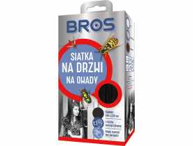 Siatka na drzwi 140x220 cm czarna BROS