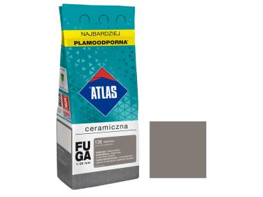 Zdjęcie: Fuga ceramiczna 136 srebrny, alubag, 2 kg ATLAS