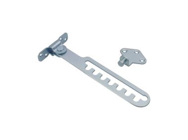 Zdjęcie: Ogranicznik okienny grzebieniowy ocynk biały METRO