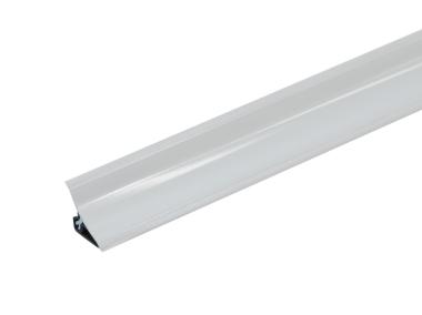Zdjęcie: Listwa przyblatowa wklęsła szeroka BL 33 mm PVC 3 m biała CEZAR