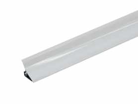 Listwa przyblatowa wklęsła szeroka BL 33 mm PVC 3 m biała CEZAR