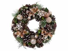 Wianek zimowy ze złotymi dodatkami ALTOMDESIGN