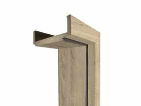 Ościeżnica regulowana 80 cm prawa dąb sonoma 100-120 VOSTER