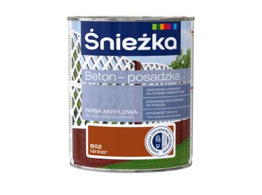 Zdjęcie: Farba akrylowa beton posadzka klinkier 0,8L ŚNIEŻKA