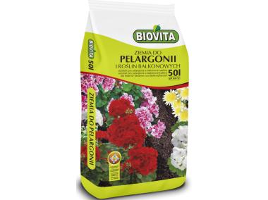 Zdjęcie: Ziemia do pelargonii i roślin balkonowych 50 L BIOVITA