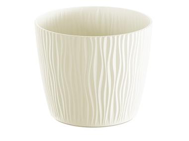 Zdjęcie: Doniczka Sandy krem 11 cm PROSPERPLAST