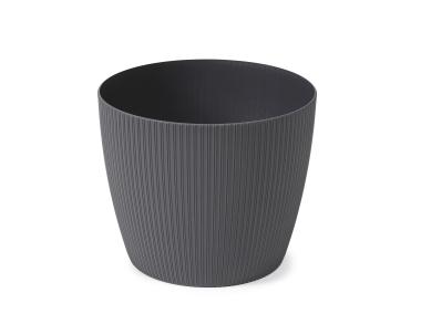 Zdjęcie: Osłonka-doniczka Magnolia recycled 190 mm jumper antracyt LAMELA