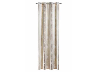 Zdjęcie: Zasłona Wendy 140x250 cm kremowo-brązowa EUROFIRANY