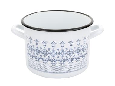 Zdjęcie: Garnek emaliowany Majolica 22 cm - 5,5 L FLORINA