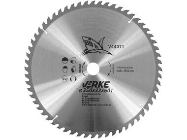 Zdjęcie: Tarcza widiowa 350 mm x 32 mm 60T VERKE